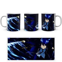 Кухоль GeekLand Blue Exorcist Синій Екзорцист Рін BE 02.05 330 мл білий - мініатюра 4