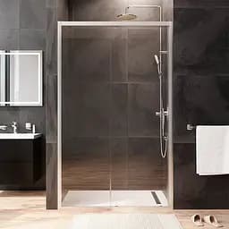 Душові двері AM.PM Gem 120x195 см скло прозоре хром матовий W90UG-120-1S-195MT, прозорий, хром матовий - мініатюра 3