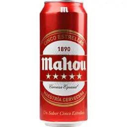 Пиво Mahou 5 Estrellas Especial світле 5.5% 0.5 л з/б