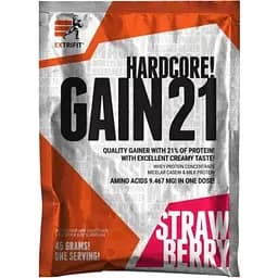 Гейнер Extrifit Hardcore Gain 21 Strawberry 45 г