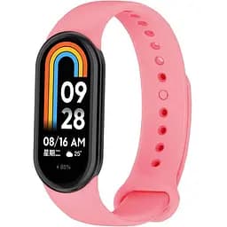 Ремінець для фітнес-браслета Lemfo для Xiaomi Mi Band 8 і 9 світло-рожевий