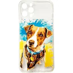 Чохол-накладка Toto TPU Case Патриотический Дизайн Пес Патрон Apple iPhone 12 Pro Max Clear