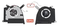 Вентилятор Asus кулер 12V для моделей ноутбука TUF Dash F15 FX517ZW, FX517ZM, FX517ZR (GPU Fan) 13NR0990T02021, 12V, 4pin