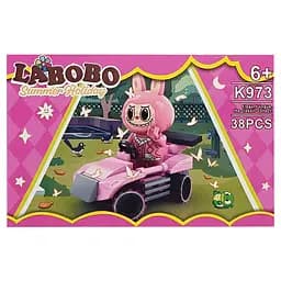 Детский конструктор Summer holiday LABUBU K973A-7, 38 деталей