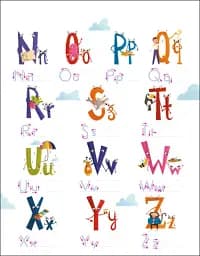 English for kids: My Funny ABC Sticker Book - мініатюра 2
