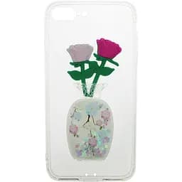 Чохол-накладка Toto TPU Fluffy Case IPhone 7 Plus /8 Plus Rose Flower Pink