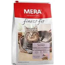 Сухой корм для кошек пожилого возраста Mera Finest Fit Senior со свежим мясом птицы и лесными ягодами 400 г