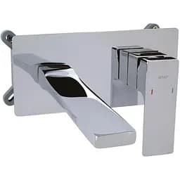 Змішувач для раковини Qtap прихованого монтажу Gemini, Chrome (k35) QTGEM273CRM45693