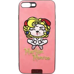 Чохол-накладка PUZOO TPU+TPU with stitchwork craft Star show iPhone 7/8 Plus Pink Monroo