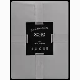 Комплект постільної білизни Soho Duet євро Mocha/Grey (Євро Duet 200*230 Mocha/Grey) - мініатюра 4