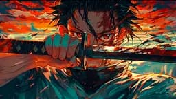 Дерев'яний фігурний пазл Танджіро Камадо (Kimetsu no Yaiba), А1, Картонна коробка 500+ елементів