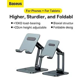 Тримач Baseus Desktop Biaxial Foldable Metal Stand (for Tablets 13") (LUSZ000113) - мініатюра 9