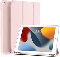 Чохол-книжка DK для Apple iPad 10.2" 7gen 2019 екокожа/силікон Smart Case cлот стилус (011189) pink sand - мініатюра 2
