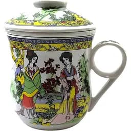 Чашка керамічна з ситечком 12х11х9 см