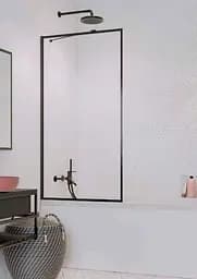 Шторка для ванны Radaway Idea Black PNJ Frame 70 см стекло прозрачное 10001070-54-56