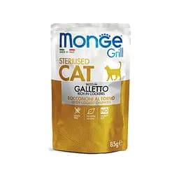 MONGE CAT GRILL Sterilised з куркою для стерилізованих кішок 85 гр