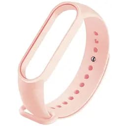 Силіконовий ремінець для Xiaomi Mi Band 7/6/5 Рожевий / Chalk Pink