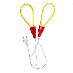 Електрична сушарка для взуття дугова, Попрус 8W-220V, жовта електросушарка для черевиків та кросівок - мініатюра 3