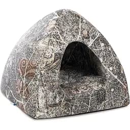 Будиночок-лежак Природа Yurt, 38x38x36 см, сірий