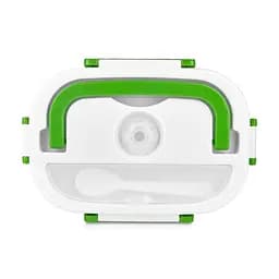 Ланчбокс з підігрівом їжі 220 V, Electric lunch box, ланч-бокс Зелений - мініатюра 3