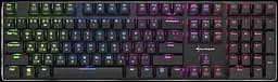 Клавиатура Sharkoon Purewriter Red Switch RGB Black (SPW-RS-B)