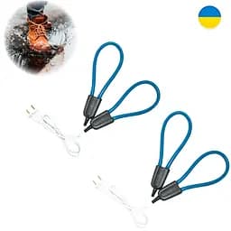 Сушарка для взуття дугова електрична синя, комплект 2 шт, побутова сушарка з нагрівом для черевиків і кросівок - мініатюра 2