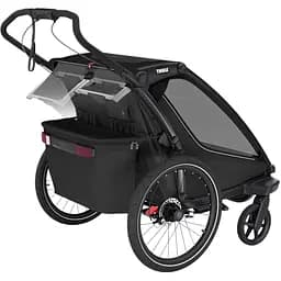 Дитяча коляска Thule Chariot Sport 2 Double (Black) (TH 10201031) - мініатюра 5