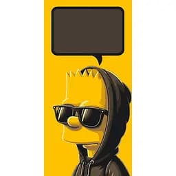 Открытка по номерам ArtCraft Барт Симпсон 40x80 см (16113-AC)