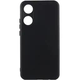 Чехол Silicone Cover Lakshmi Full Camera (AAA) для Oppo A58 4G Черный / Black