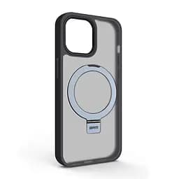Чехол для Apple iPhone 13, Unit Stand, черный, MagSafe, противоударный защитный чехол-панель с подставкой, поддержкой магнитных держателей и беспроводной зарядки, защита всего корпуса, силикон + поликарбонат, ArmorStandart (ARM74893)