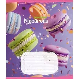 Зошит загальний "Макаруни" Leader 048-590197K-5 в клітинку, 48 аркушів