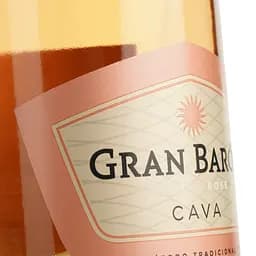 Вино ігристе Gran Baron Cava Rose Brut, рожеве, брют, 11%, 0,75 л (863073) - мініатюра 3