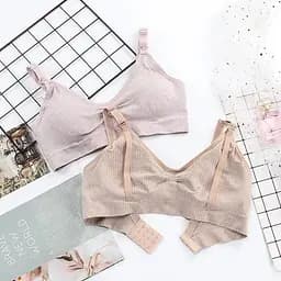 Бюстгальтер топ без кісточки для вагітних та годування розмір 85DE Mothercare 2033 Рожевий - мініатюра 7