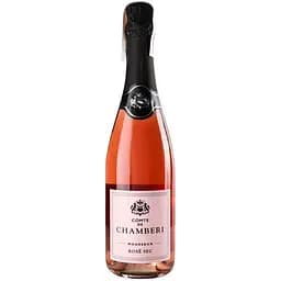 Набір: Вино ігристе Comte de Chamberi Rose рожеве сухе 10.5% 0.75 л + Десерт Bonjour classic 232 г - мініатюра 2