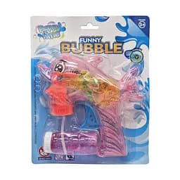 Пистолет с мыльными пузырями Дельфинчик Bambi 2568(Pink) механический, на блистере