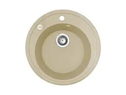 Кухонна мийка Adamant SUN ivory d 510x200 мм, без крила d 51