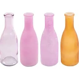 Набор ваз Lefard Bottle soft pink 18 см 4 шт. (804-116)