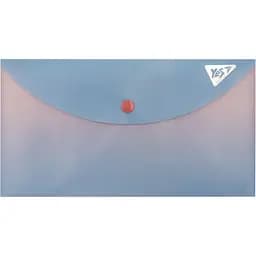 Папка-конверт Yes А6 Fusion на кнопці рожево-блакитна (492297)