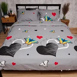 Підковдра Moon&Star Бязь Gold Люкс Butterfly Love Євро 200x220 см - мініатюра 2