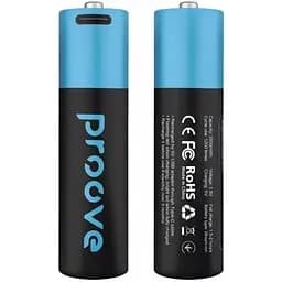 Аккумуляторные батареи Proove Compact Energy AA 2 шт. (черный)