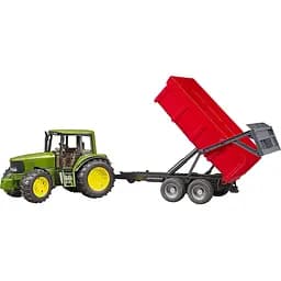 Іграшкова машинка Bruder Трактор John Deere 6920 з причепом 1:16 (02057)