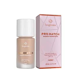 Тональний крем Bogenia Pro Match Radiant Foundation (BG609), 001 Ivory Айворі