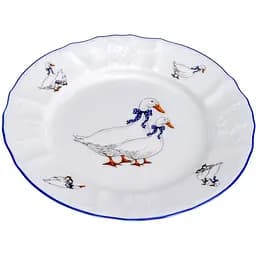 Тарілка десертна Thun Bernadotte Гуси 19 см (P1750099JQZ5936B59)