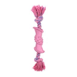 Игрушка для собак Misoko&Co Шипы с веревкой pink 38 cm