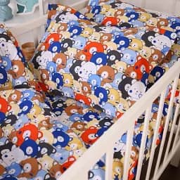 Підковдра MirSon Бязь Kids Time 20-0032 Colored bears 160х220 см (2200009638688) - мініатюра 4