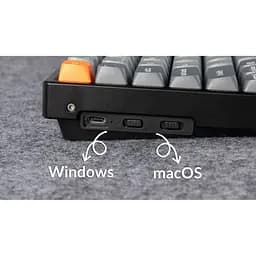 Клавіатура Keychron K2 Max 84 Key RGB Hot-Swap Super Red Switch Black (K2M-J1-UA) [159766] - мініатюра 8