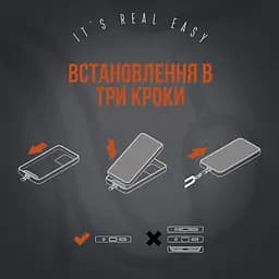 Універсальний ремінець-шнурок для смартфона, Rope, black tangerine, нейлоновий, міцний, регульований по довжині, з тримачем для чохлів з вирізом для зарядки, кросбоді, підходить для носіння на шиї та через плече, ArmorStandart (ARM76094) - мініатюра 5