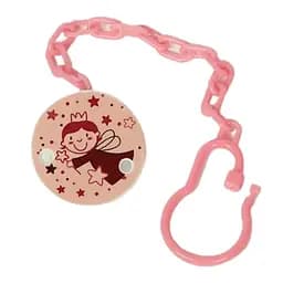 Ланцюжок для пустушки Lindo, рожевий (Pk 222 рож)