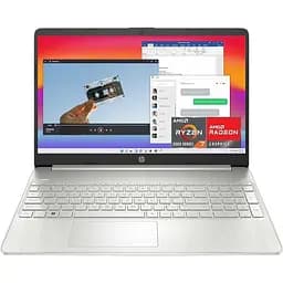 Ноутбук HP Notebook 15.6” HD 8/256GB R7 5700U Natural Silver (OB) (15-ef2025nr)
