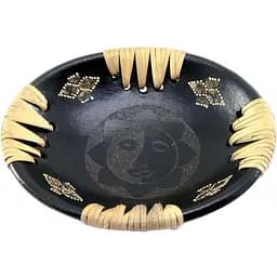 Блюдо теракотове Сонце 14.5х11х4 см